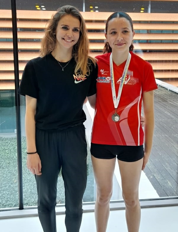 2024-03-09 - Championnat regionaux U16 en salle - Agathe et Morgane